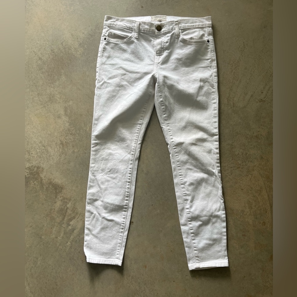 Current Elliot white jeans size 29, Super Stretch